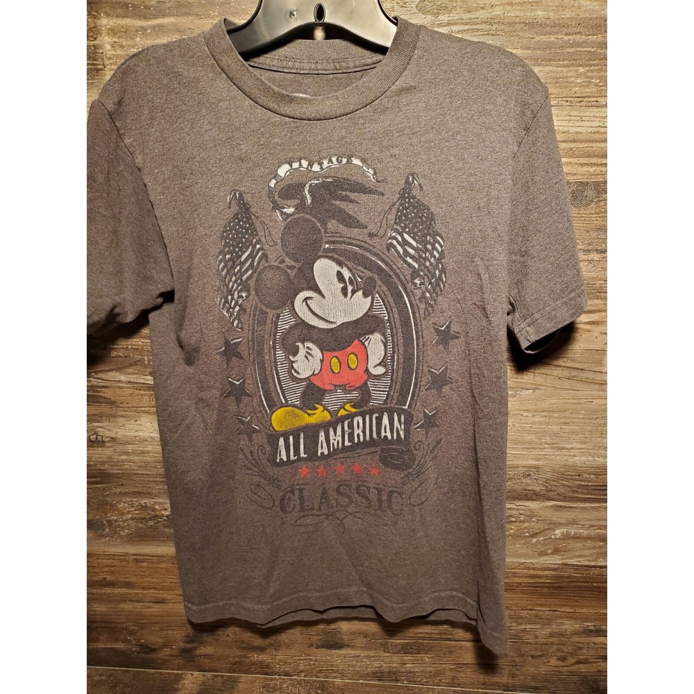 Disney Mickey Mouse All American Classic Women's Small‎ Shirt Vtg Style